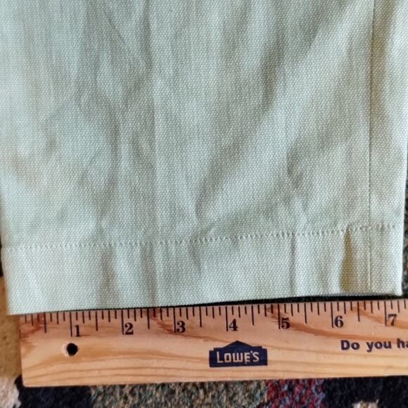 Tommy Bahama NEW Cotton Stretch Pastel Green Pocketed  Cropped Capri Pants 10 - Picture 12 of 12